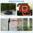 3-5ft Basketball Hoop Stand with Dartboard, Darts and 15" Backboard