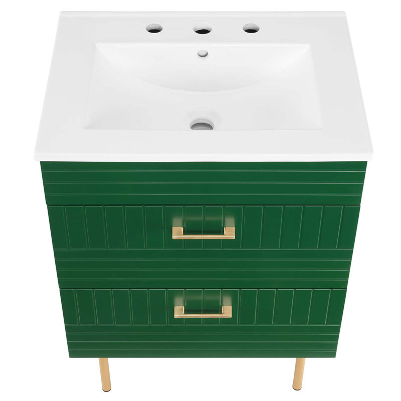 Daybreak 24" Bathroom Vanity, Green