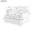 Fauteuil d'appoint surdimensionné - coussins d'accoudoirs confortables, style neutre polyvalent, design élégant, structure durable-580587189