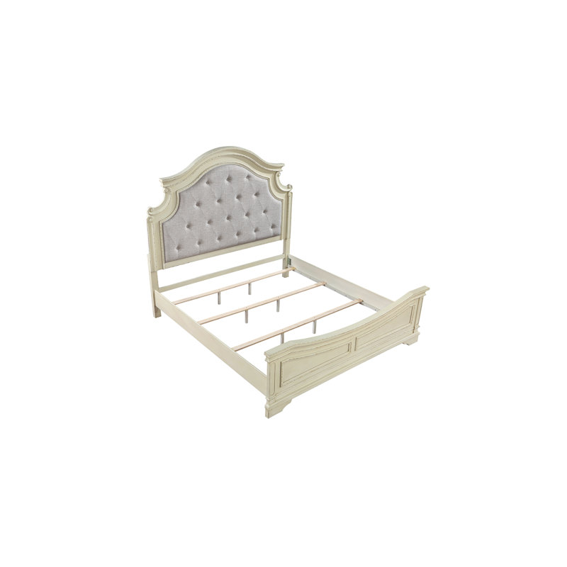 Ayden Bedroom Set, Queen, 4 Pieces: Bed, Nightstand, Dresser, Mirror