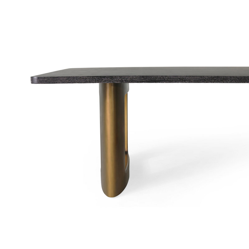 Lancaster Dining Table, Black Limed Ash