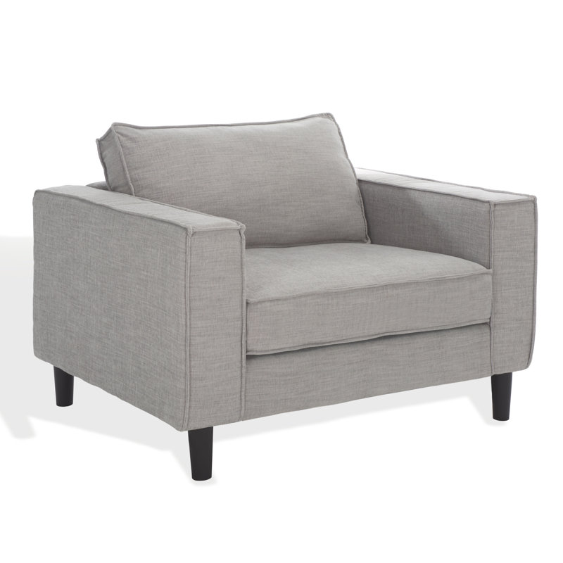 Fauteuil Bugarin, Polyester gris clair