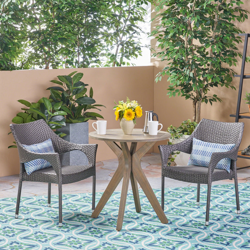 Ensemble repas pour 2 personnes Elifsu, Gris
