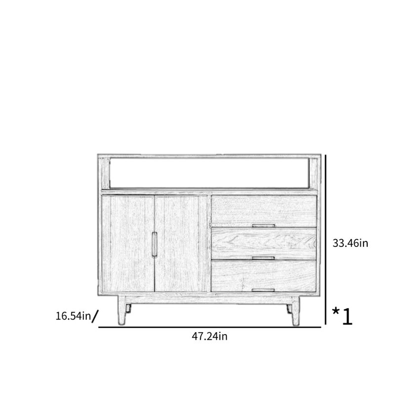 Simple Dining Room Accent Cabinets