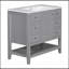 Meuble-lavabo 36 po avec trois tiroirs-345564301