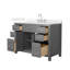 Beckett 48" Freestanding Single Bathroom Vanity with Quartz Top-1394137219-1394137245-1394137246