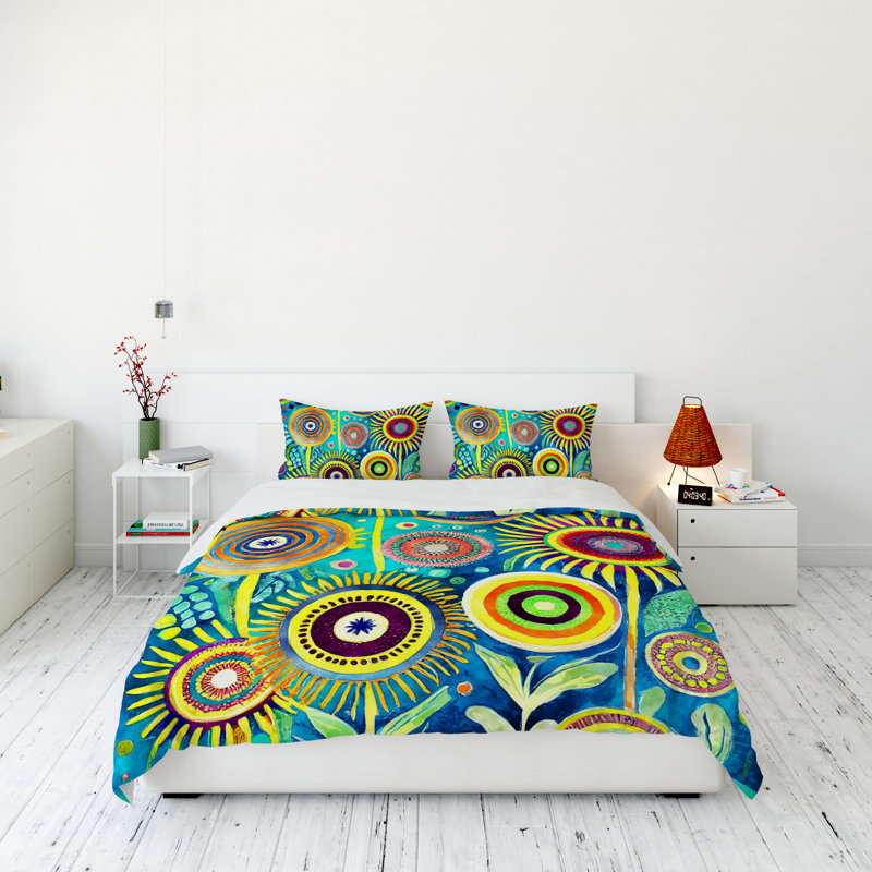Abstract Duvet Cover, King Duvet Cover + 2 King Shams