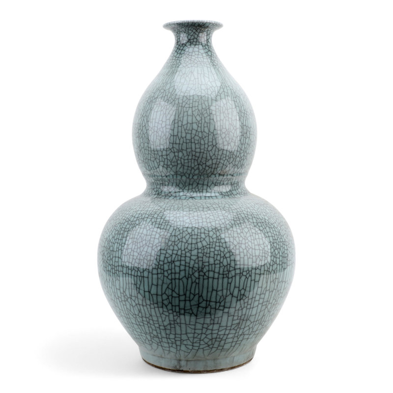 Vase en porcelaine craquelé