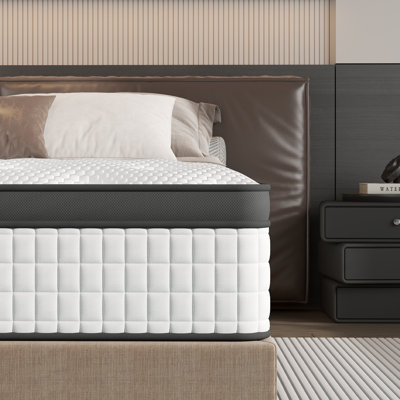 10inch Queen Mattress, Firm Hybrid Mattress Memory Foam with Pocket Spring Mattress In A Box