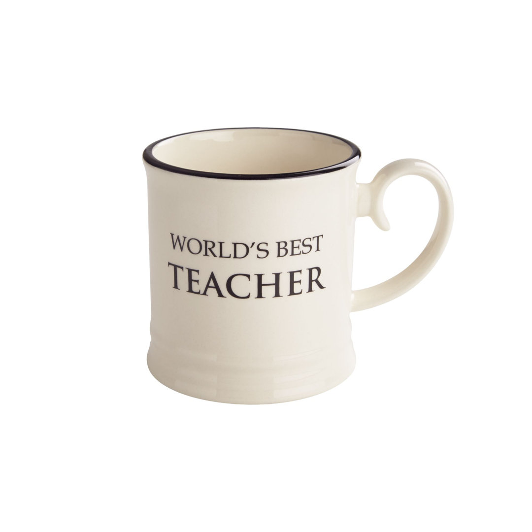 Quips and Quotes "World's Best Teacher" Tankard Mug