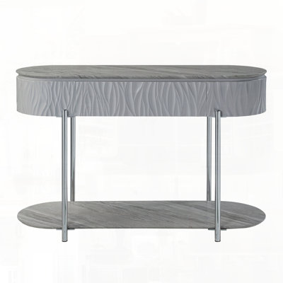 Sofa Table with Sleek Design Blending Practicality and Elegant Aesthetic