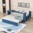 Daybed with Desk, Drawers and Side Table-2067226563-2067226575