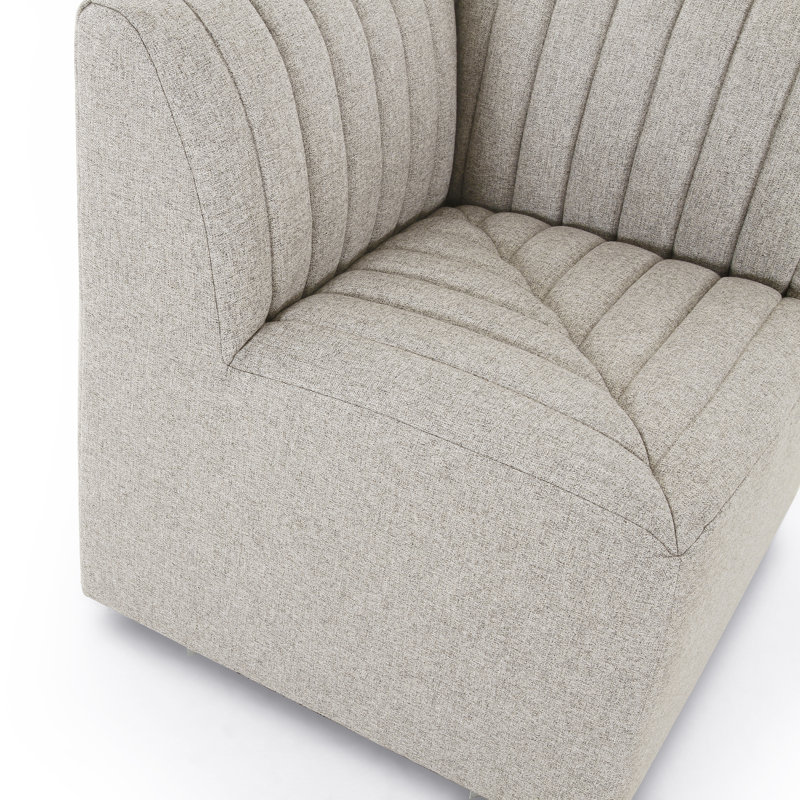 Grayson Tufted Chair, Orly Natural