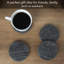 Marble Round 4 Piece Coaster Set