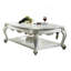 Table basse antique avec tablette inférieure