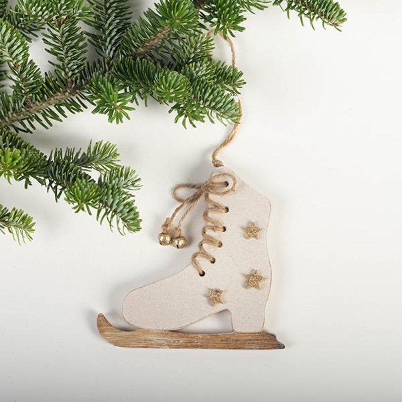 Cintre en bois pour patin à glace
