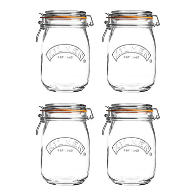 Glass Canning Jar - Set of 4