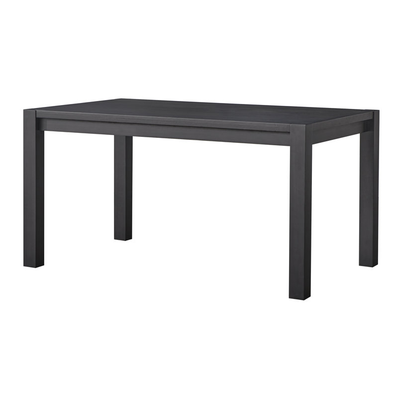 Dellbrook Solid Wood Base Dining Table, Black