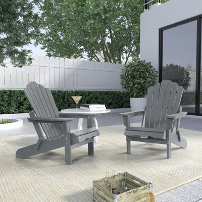 Henninger Foldable Outdoor Adirondack Set