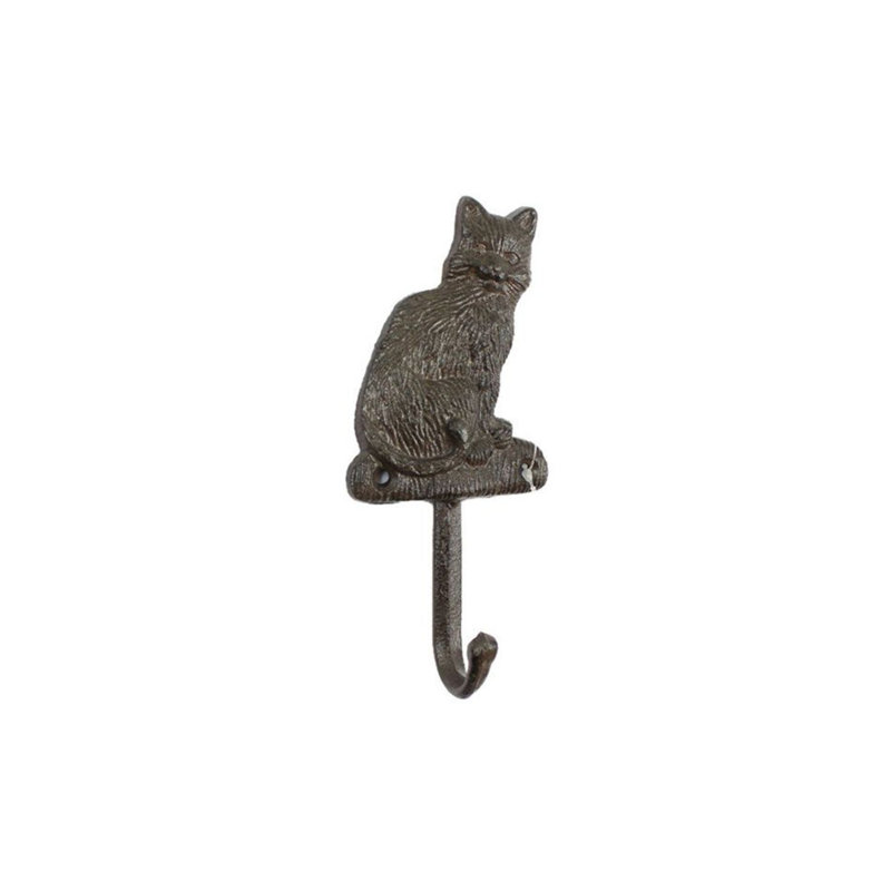 Lerna Metal Wall Wall Hook, Dark Brown