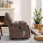 40.6"Wide Modern Recliner with Heated, Cup Holder, and Pocket Storage-93314352