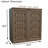 Decksplore 80 Gallons Weatherproof Outdoor Storage Cabinetwith Adjustable-124325280