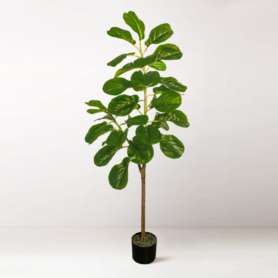 Tradala Trees 120cm Faux Fiddle Leaf Fig Tree in Pot