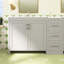 Meuble-lavabo double 84 po avec comptoir en quartz 84 po-335049365
