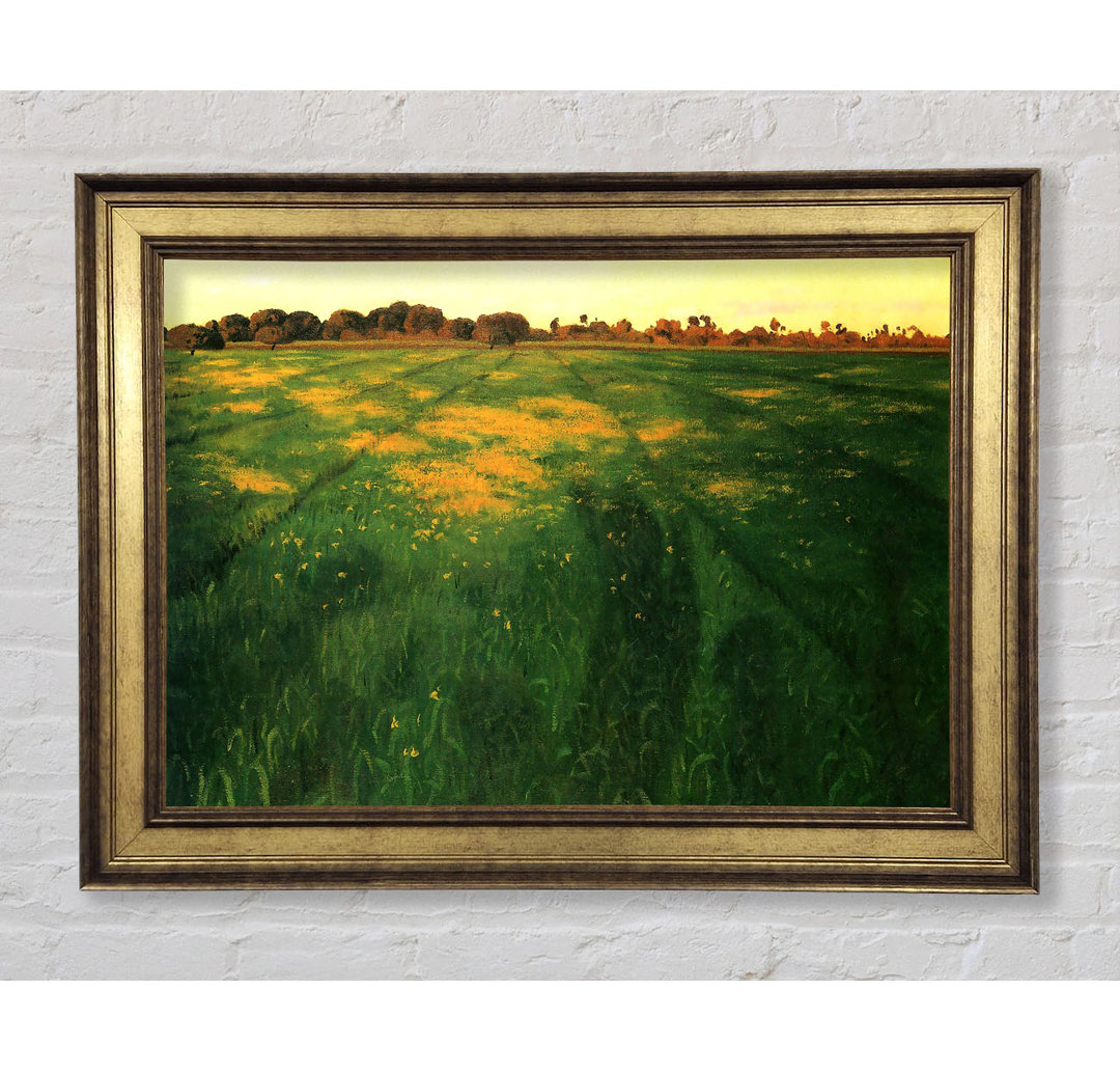 Felix Vallotton Field Of Green Oats - Einzelner Bilderrahmen Kunstdrucke