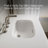 Quo 47'' Wall Mounted Single Bathroom Vanity with Solid Wood Top-91943356