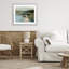 «Marsh Pier Abstraction», reproduction d'art sous verre encadrée par Kim Curationa-711099374-711099375