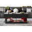 Table basse extensible, table basse centrale efficace avec plusieurs compartiments de rangement, table basse réglable multifonctionnelle avec espace de rangement caché pour le salon-1577426652