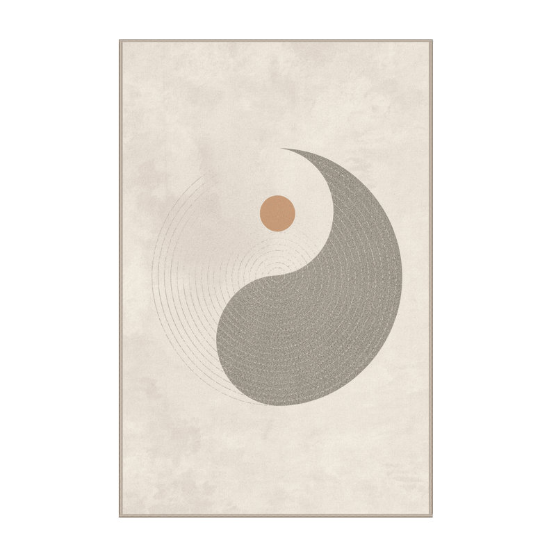 Tapis beige moelleux doux et moelleux Sedgley, 8 x 10