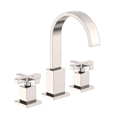 Secant Widespread Bathroom Faucet with Drain Assembly