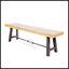 Banc en bois d'acacia exquis pour l'extérieur