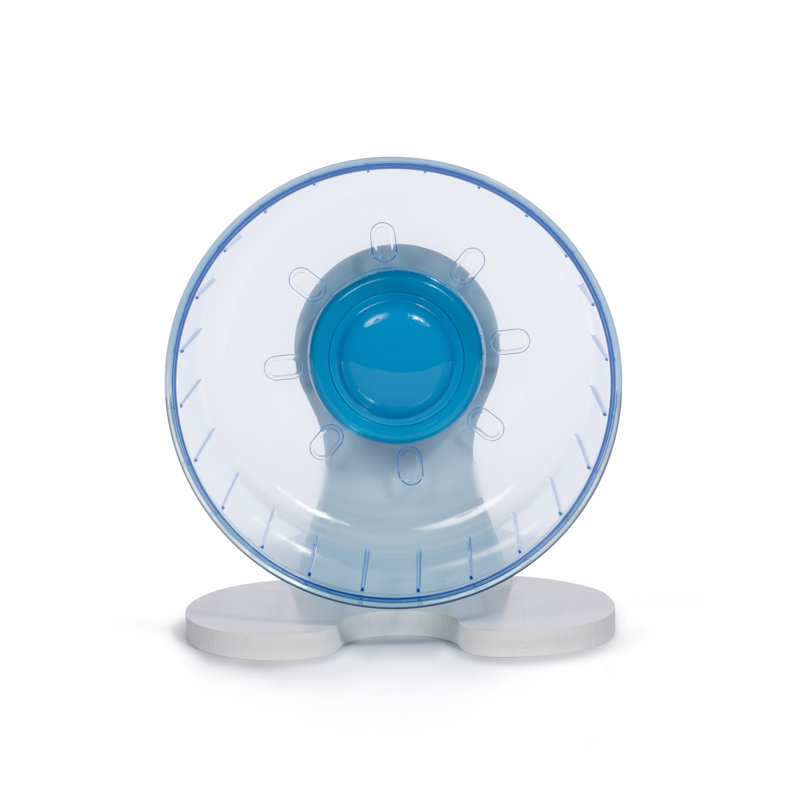 Quiet Wheel for Small Animals, Blue/Purple, Small (7.5" H x 4.25" W x 6.625" D)