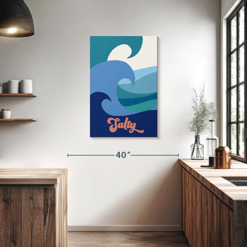 Gillard Salty Ocean, 36" H x 24" W