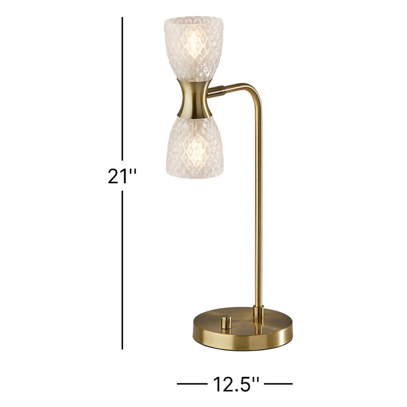 Lampe de bureau en métal Lilibeth Charli