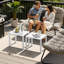 Table d'appoint rectangulaire en aluminium-907549592