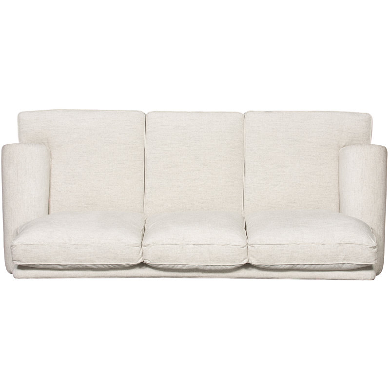 Foster Sofa, Flax 1391-012, Antique Brass