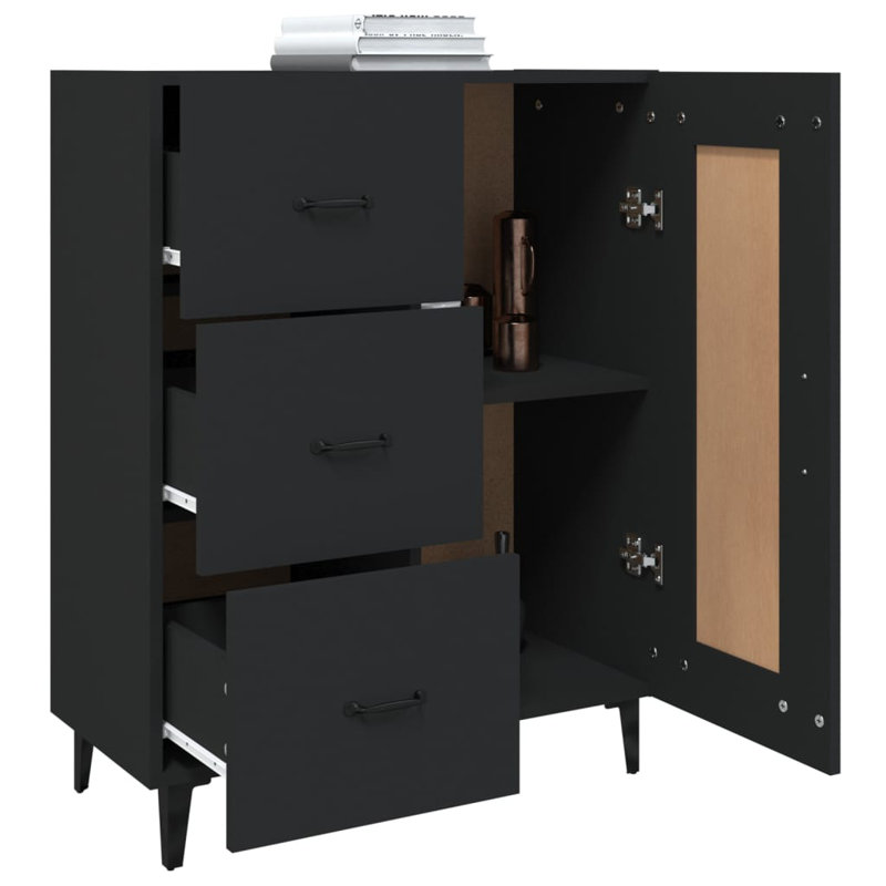 Smeltzer 69.5cm Sideboard, Black