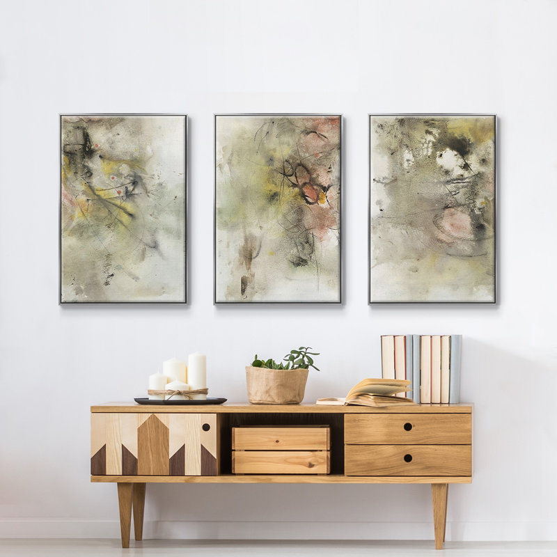 Doux inspiration I, Argent, H 27 po x l 54 po x P 2 po