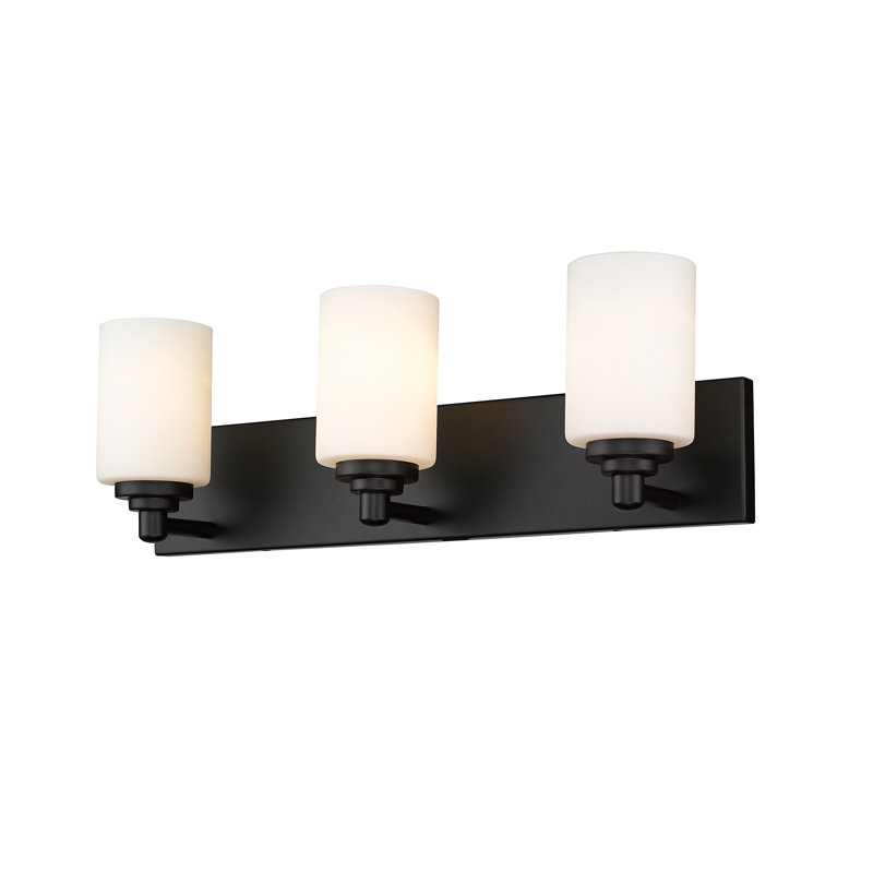 Becraft 3 - Light Dimmable Vanity Light, Matte Black