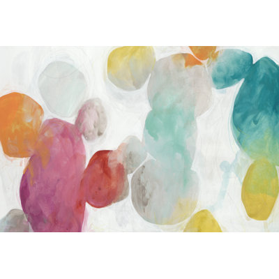 Colour Interplay II by June Erica Vess - Wrapped Canvas Art Prints