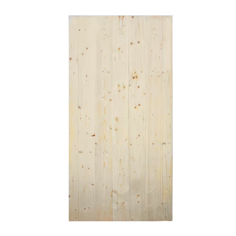 84'' Unfinished Natural Wood Classic Barn Door Slab