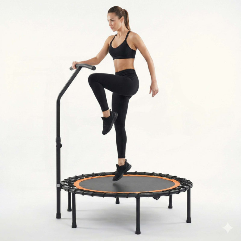 Trampoline de sport assemblé Happy Expression pour l'extérieur et l'intérieur