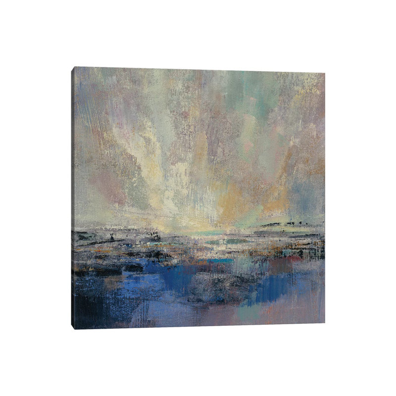 «Coastal View II» par Silvia Vassileva - reproduction, Toile tendue, H 48 po x l 48 po x P 1,5 po, Aucun mat