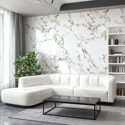 Couvercle de comptoir auto-adhésif en papier Marble