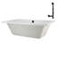 60" x 32" Acrylic Soaking Drop-In Bathtub, Drain Included-97541406