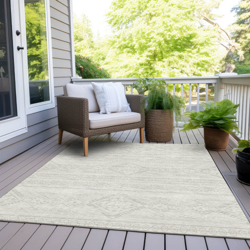 Tapis intérieur / extérieur Celeski avec envers antidérapant, Rectangulaire 3 pi x 5 pi